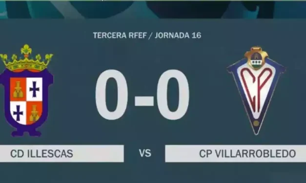 Empate sin goles en el CD Illescas CP Villarrobledo