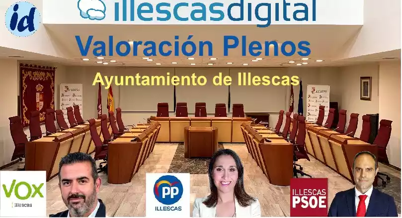 Valoración portavoces plenos Ayuntamiento Illescas