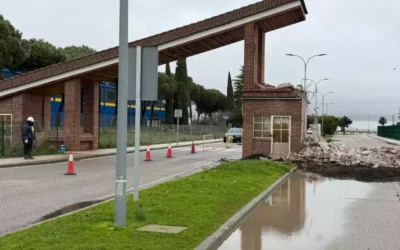 El pórtico de entrada al Señorío de Illescas ha sido demolido