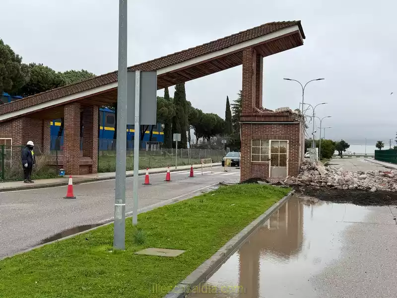 Demolición Pórtico Señorío de Illescas