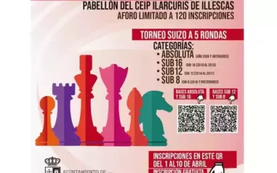 V Torneo Ajedrez en la Escuela 2026 en Illescas