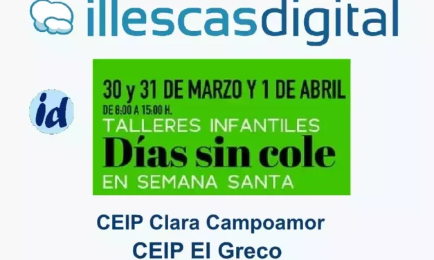 En los «días sin cole» de Semana Santa Illescas 2026 habrá talleres infantiles