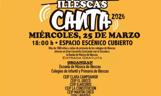 Este miércoles 25 de marzo Illescas canta por la paz