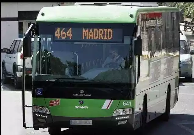 Bus linea 464 Madrid- Yunclillos
