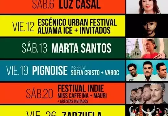 Actuaciones en el ciclo «El Escénico 2026» que tendrán lugar en la Plaza de Toros de Illescas