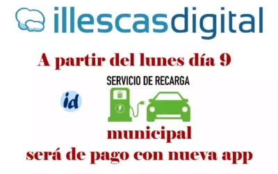 A partir del día 9 de Marzo los cargadores eléctricos municipales serán de pago