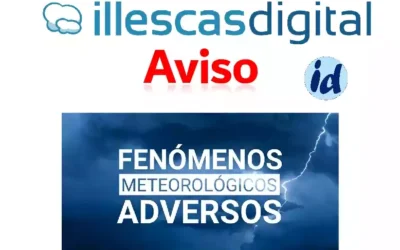 Aviso amarillo por fuertes rachas de viento y lluvia
