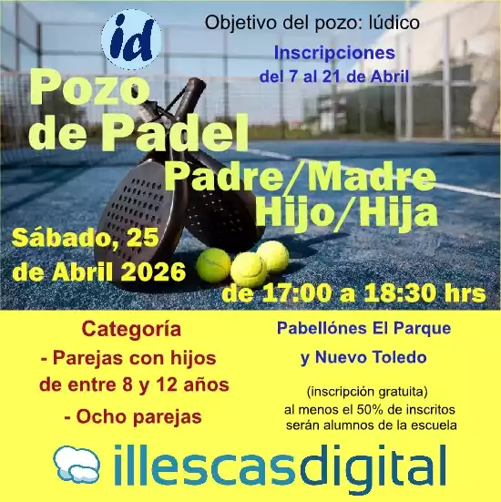 Pozo de padel familiar Illescas